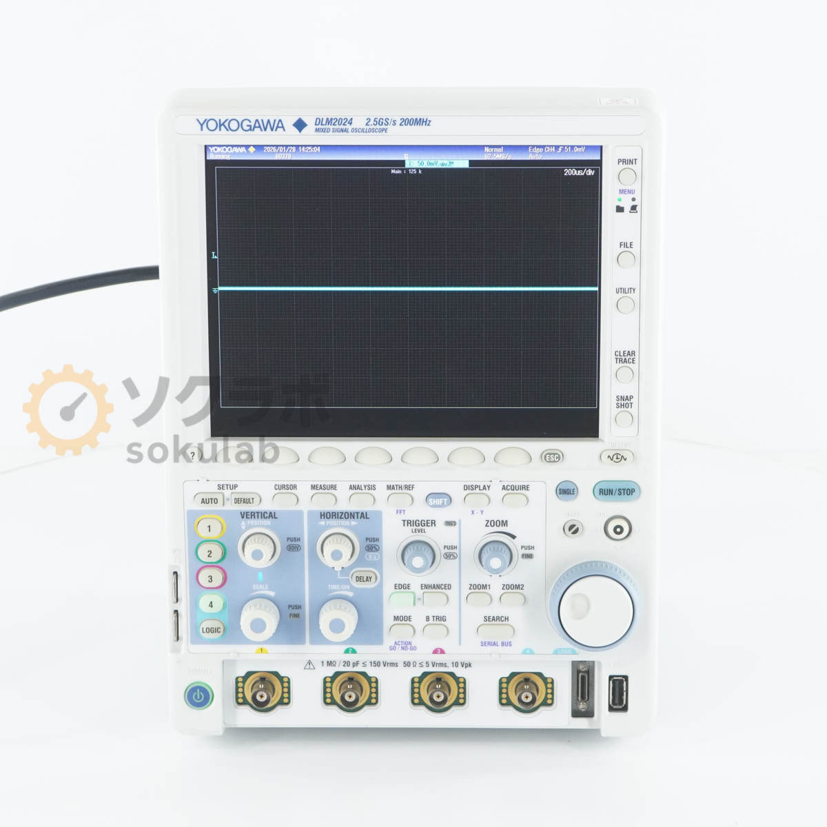 YOKOGAWA DLM2024 Mixed Signal Oscilloscope 200MHz 2.5 GS/s [l1217903386]