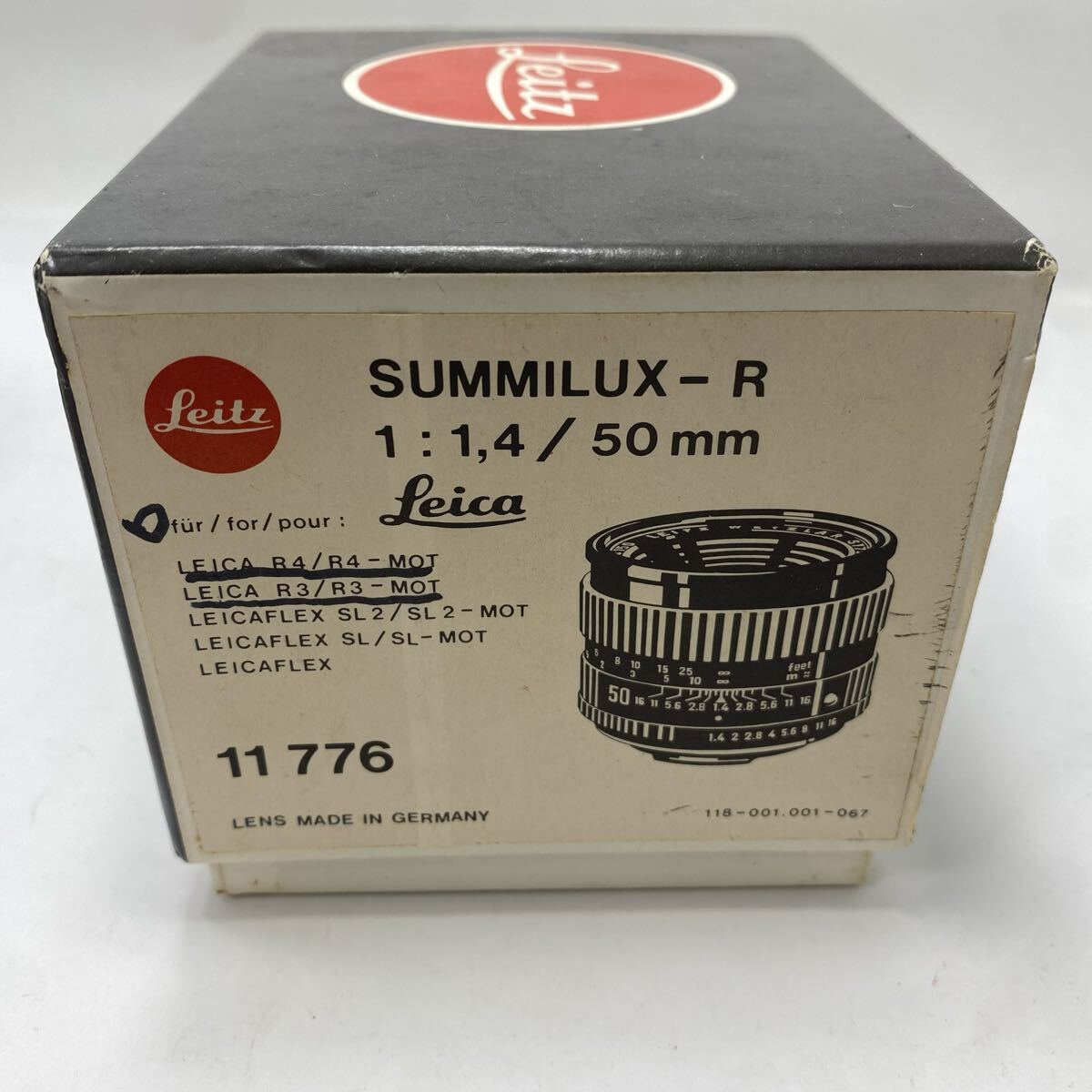 LEICA Summilux-R 1:1.4 50mm Lens Professional Still Photography [b1218150879]