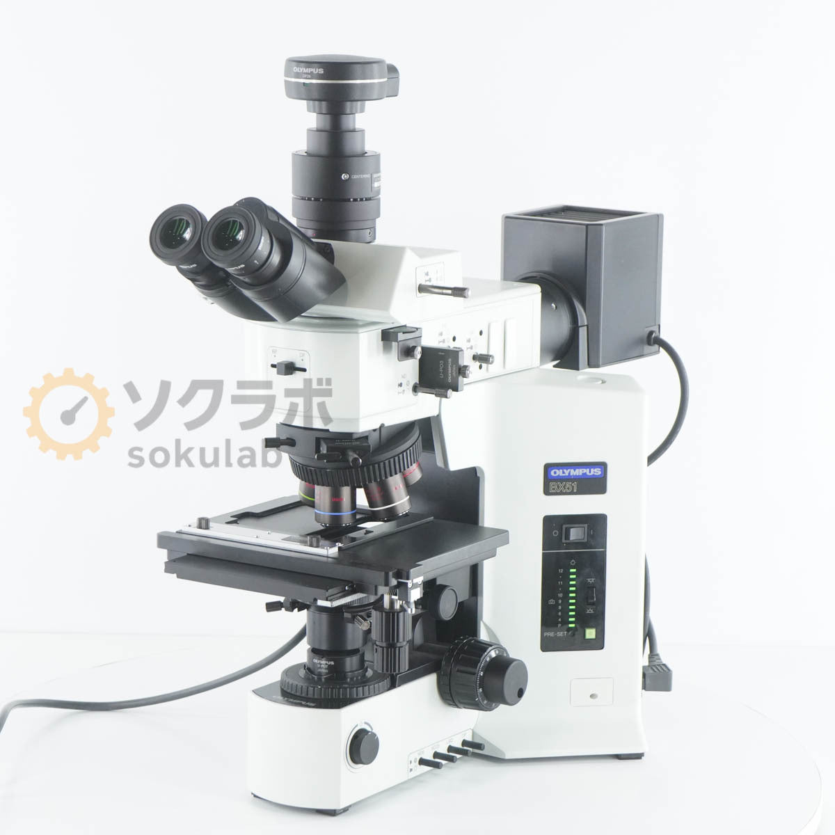 Olympus BX51TRF Microscope WHN10X/22 MPlanFL N 5X/0.15 10X/0.25 20X/0.4 50X/0.75 100X/0.9 [m1218241011]
