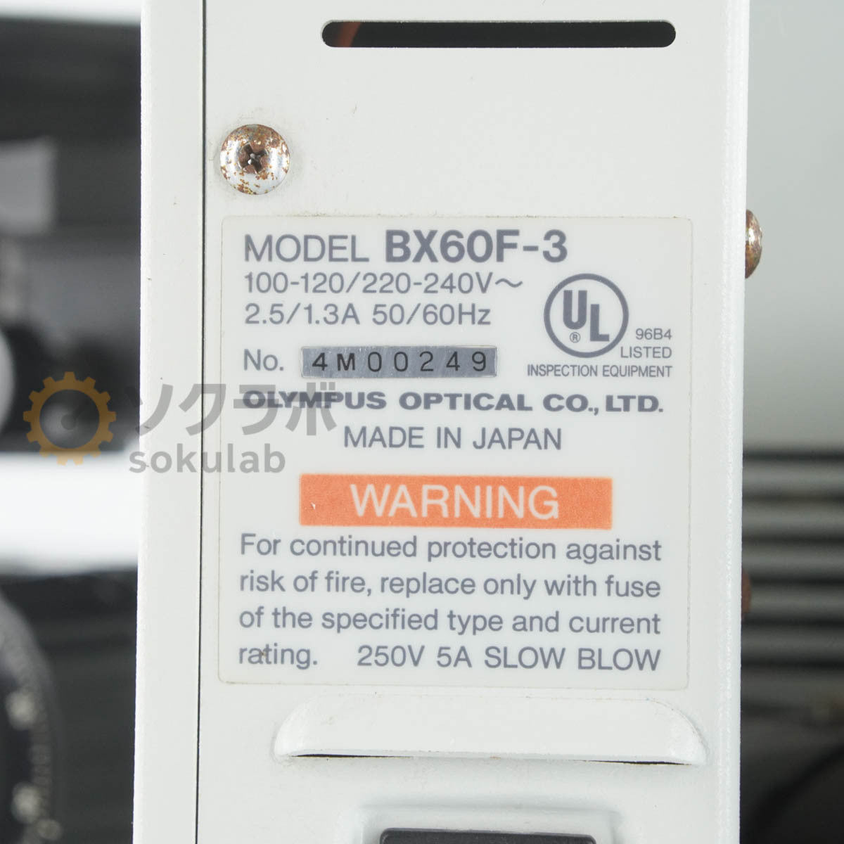 Olympus BX60F-3 Microscope WHN10X22 Plan N 4X/0.10 Ach N 10X/0.25 20X/0.40 40X/0.65 [m1218376303]