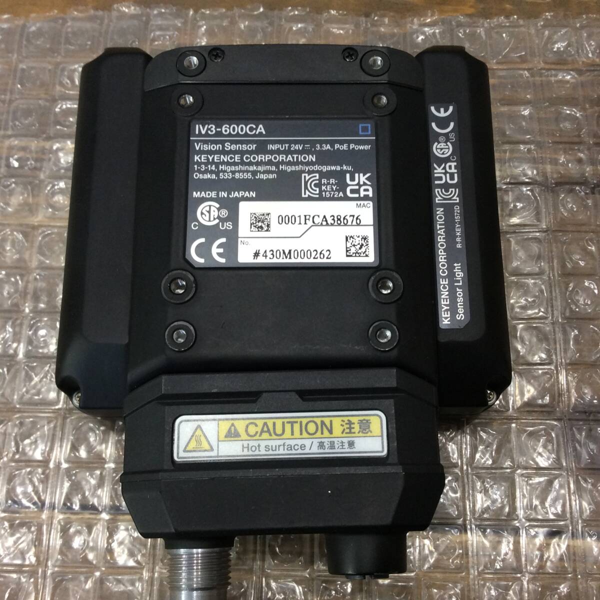 KEYENCE IV3-L6C Amplifier AI Imaging Lighting Unit Wide Field of View Color AF Specification [o1218696467]