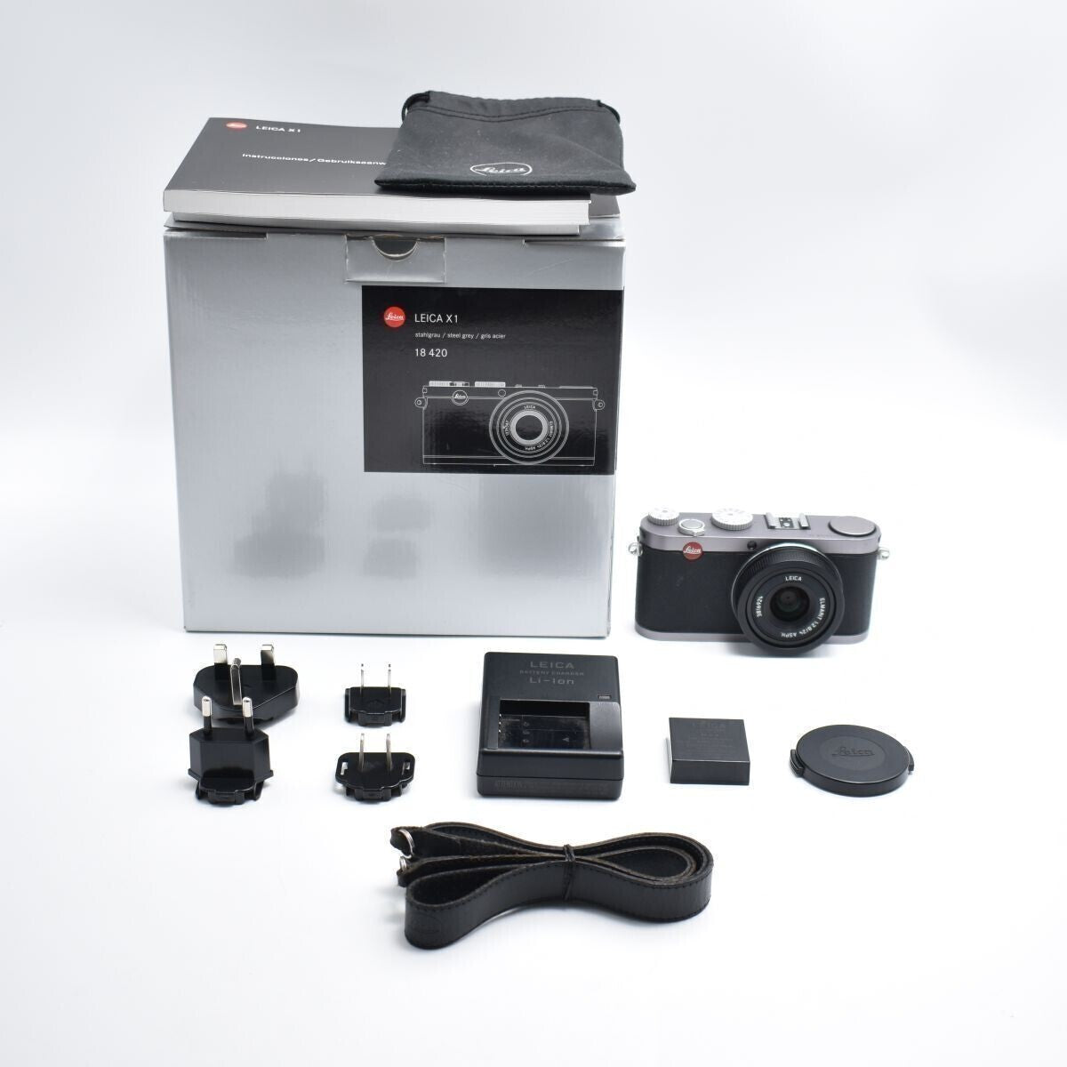 Leica X1 Digital Camera 12.2 Megapixels Steel Gray 18420 [j1218790747]