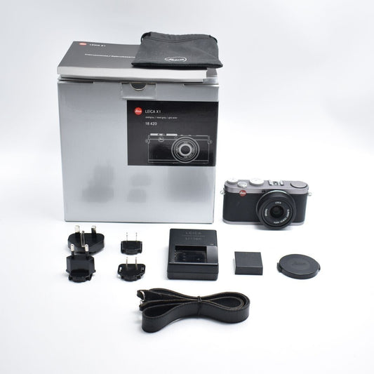 Leica X1 Digital Camera 12.2 Megapixels Steel Gray 18420 [j1218790747]