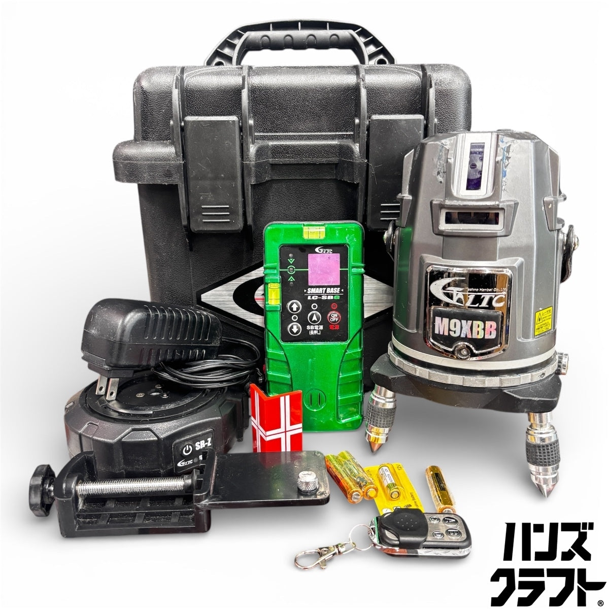 Techno M9XBB Laser Level Green Full Line with Remote and Receiver [v1218990016]