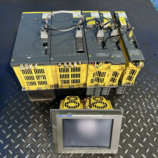 FANUC A06B-6087-H130 A06B-6102-H226 A06B-6096-H208 A06B-6096-H105 A06B-6096-H206 A02B-0238-B548 Electronic Components 6 pcs (for parts or not working) [o1219139118]