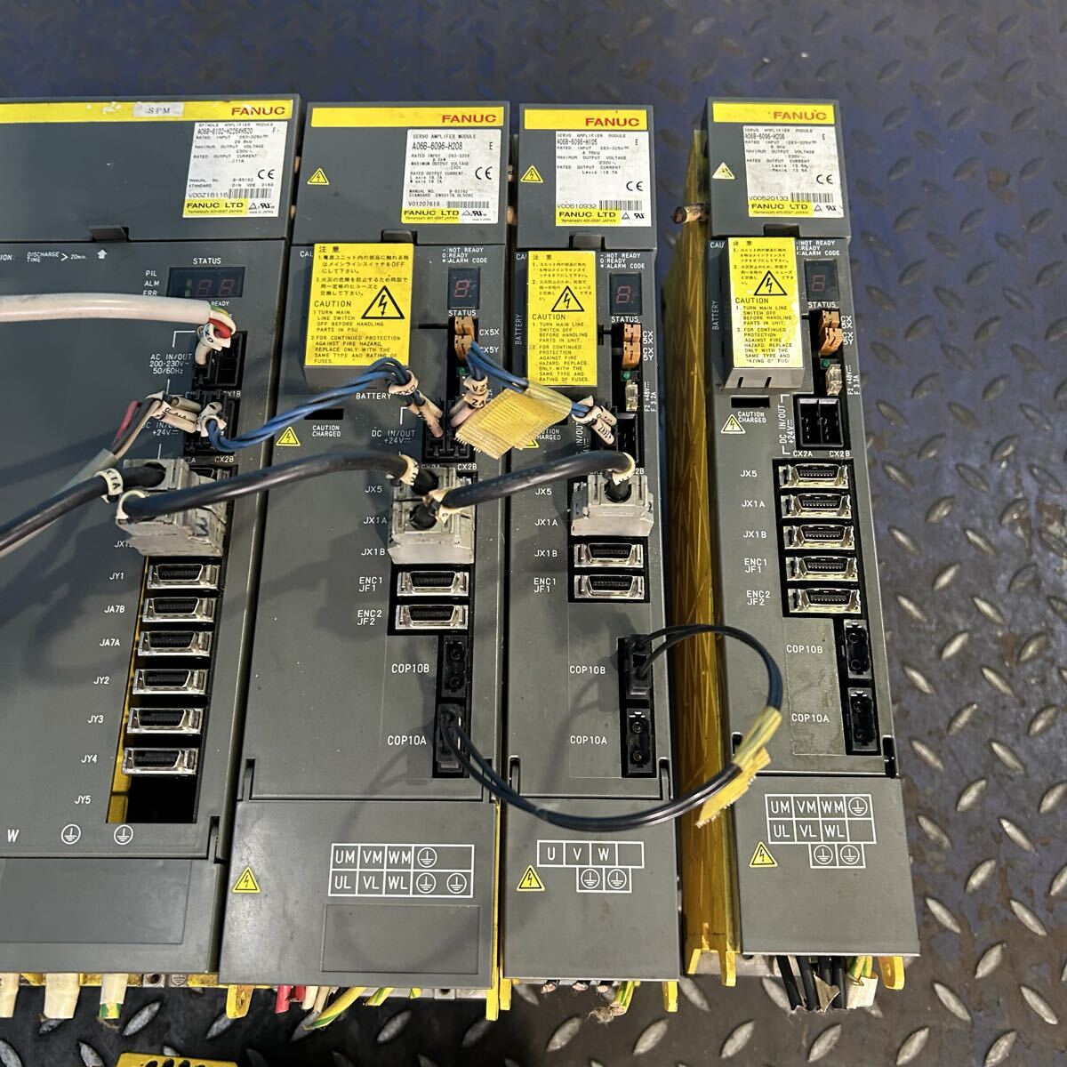 FANUC A06B-6087-H130 A06B-6102-H226 A06B-6096-H208 A06B-6096-H105 A06B-6096-H206 A02B-0238-B548 Electronic Components 6 pcs (for parts or not working) [o1219139118]