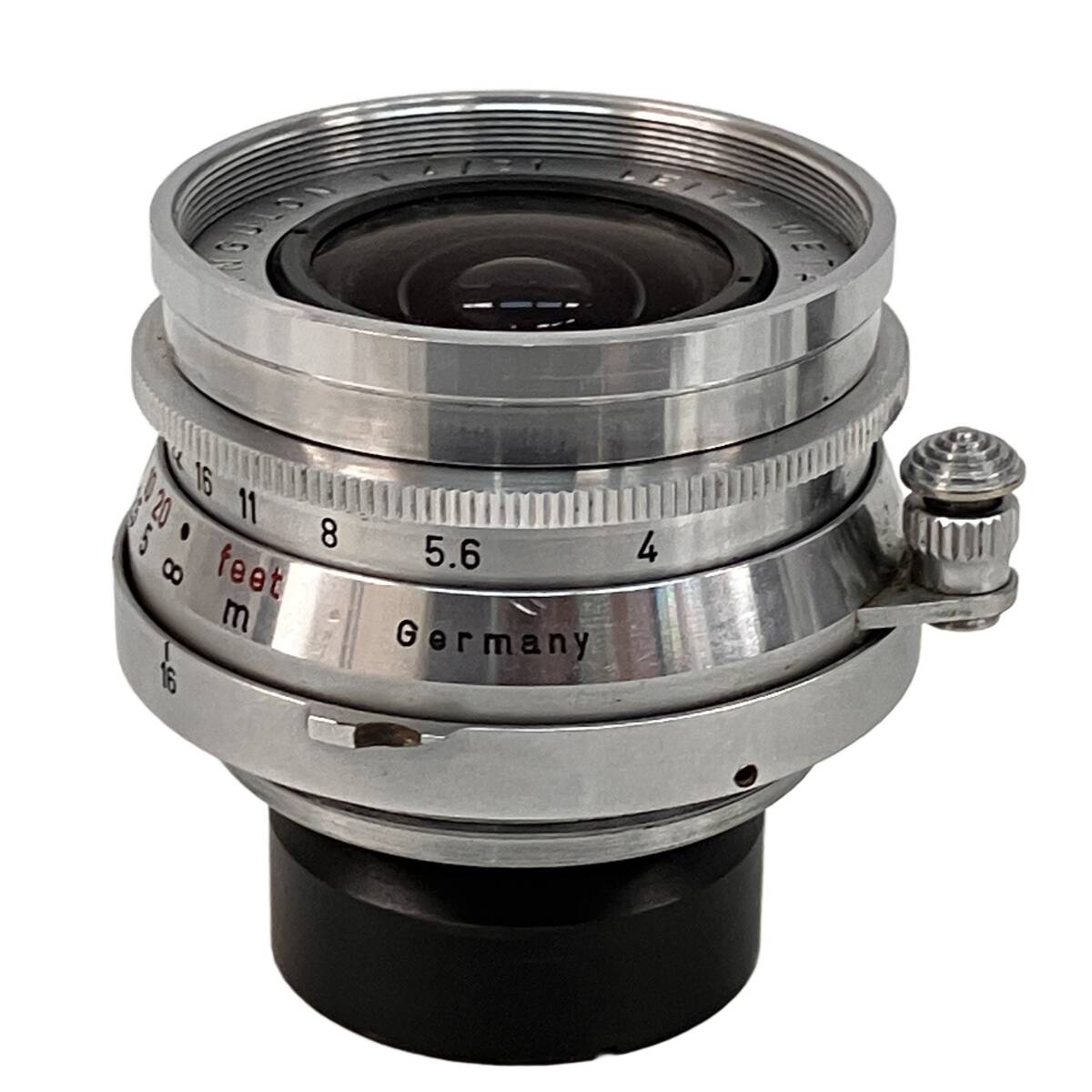 Leica SUPER ANGULON f4 21mm Lens with Hood Rare [n1219255698]