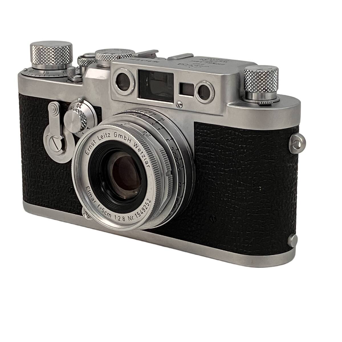 Leica Leitz IIIg Barnack Rangefinder Camera Elmar 5cm F2.8 Rare [t1219421731]