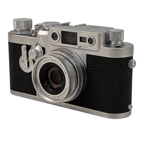 Leica Leitz IIIg Barnack Rangefinder Camera Elmar 5cm F2.8 Rare [t1219421731]