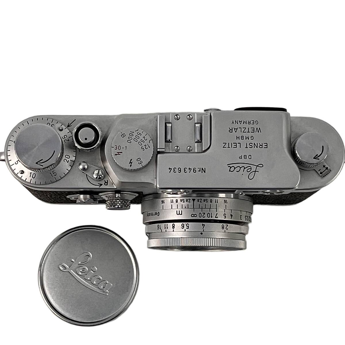 Leica Leitz IIIg Barnack Rangefinder Camera Elmar 5cm F2.8 Rare [t1219421731]