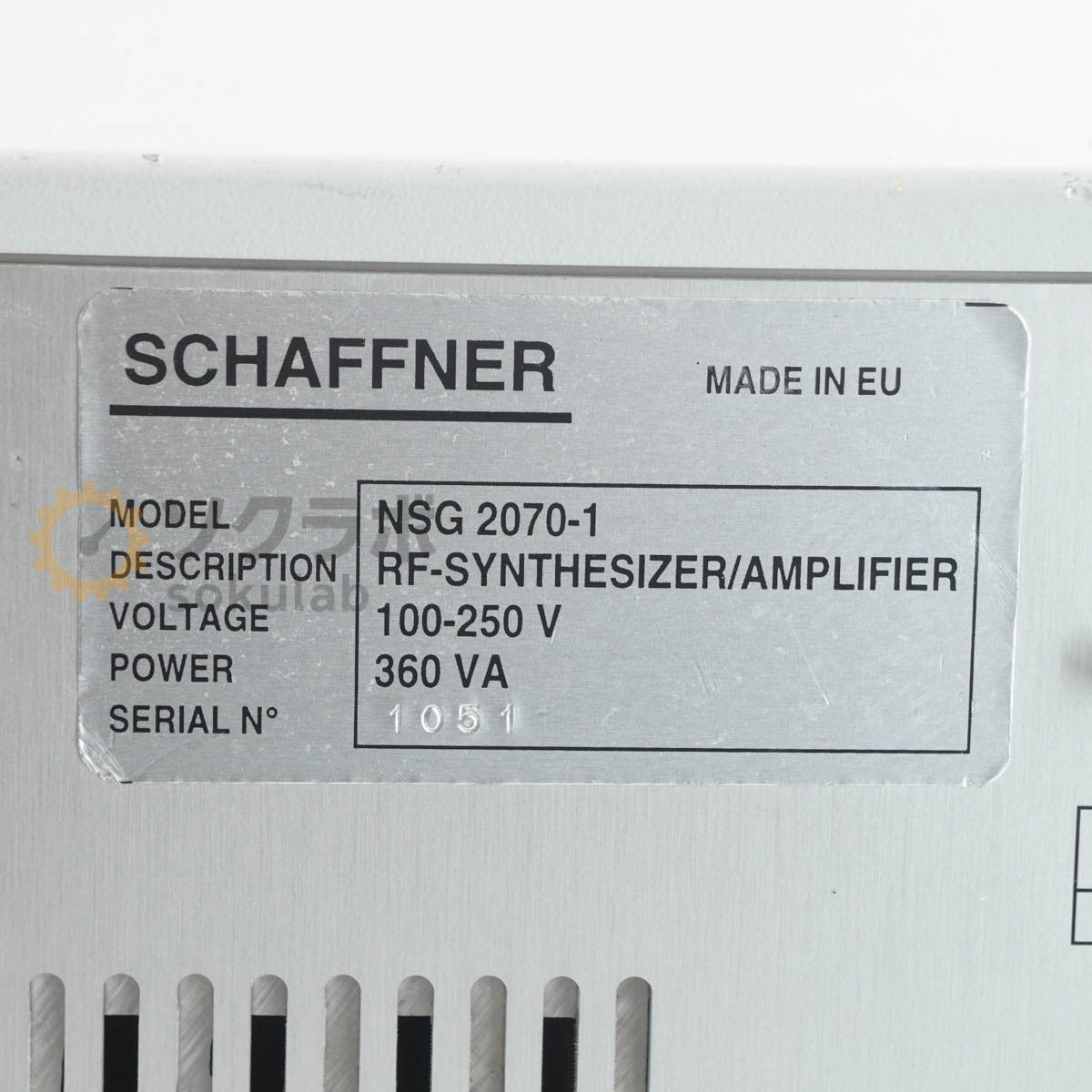SCHAFFNER NSG2070-1 EMC Conducted Immunity Tester [r1219499886]