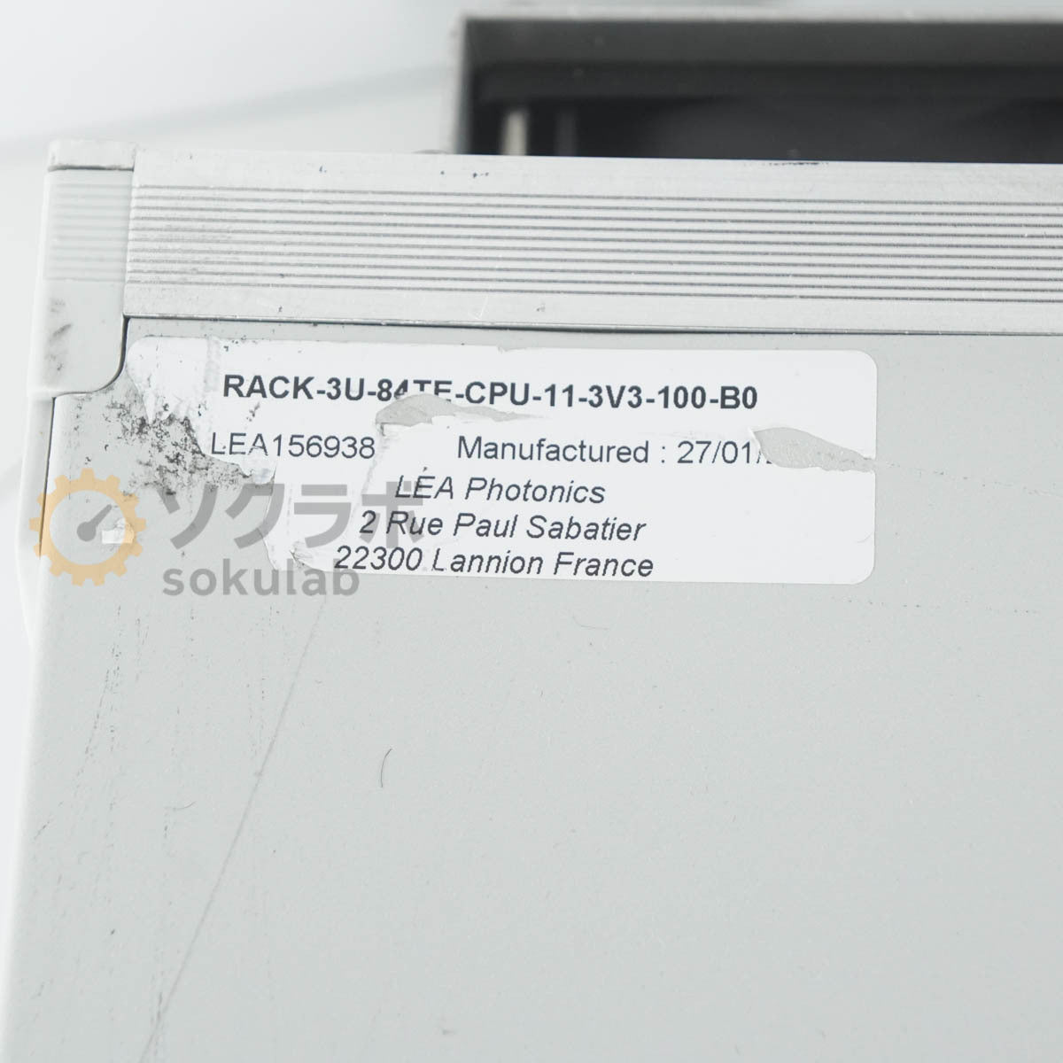 DW RACK-3U-84TE-CPU-1-3V3-100-B0 LEA PHOTONICS Keyed Optical Amplifier [x1219621401]