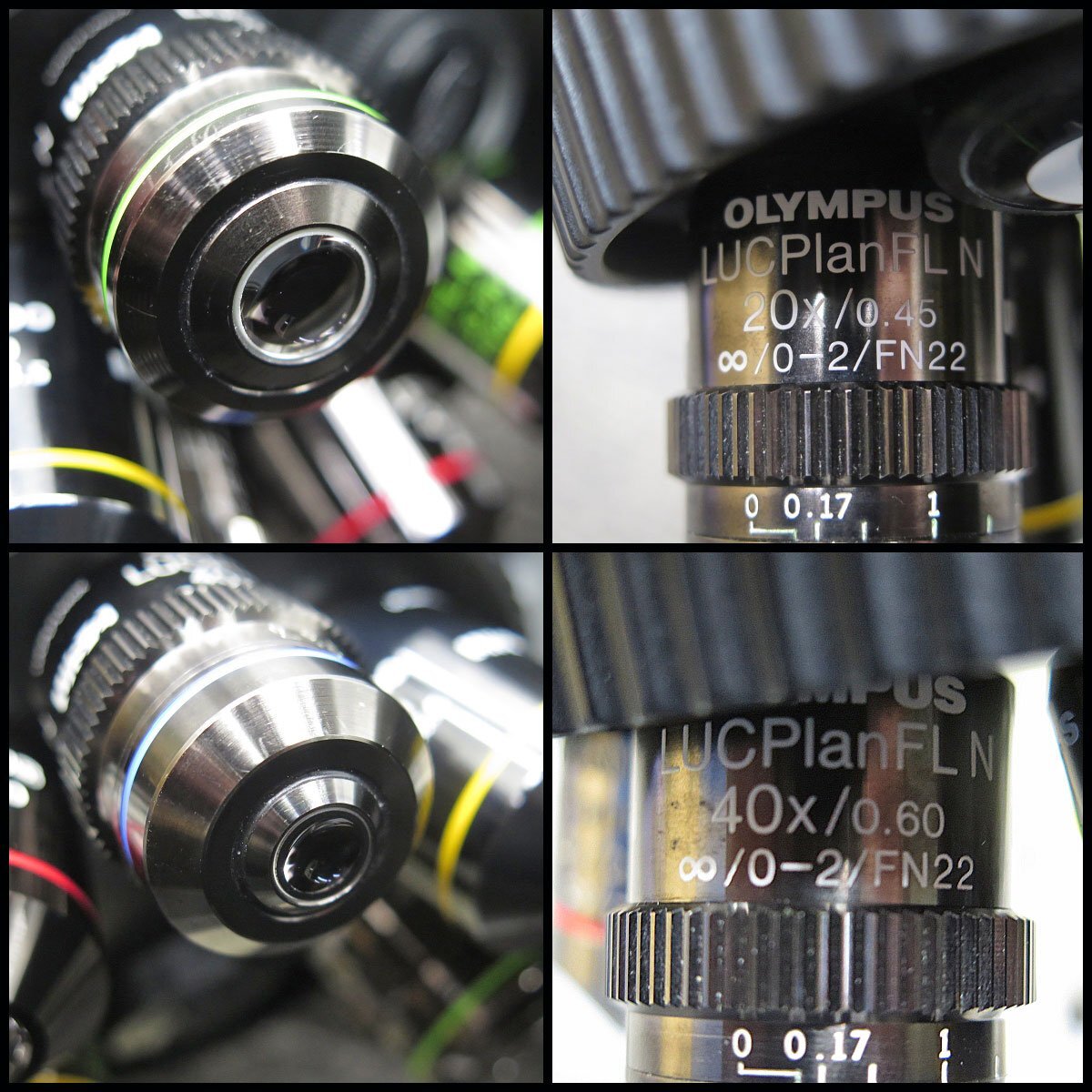 Olympus BX51TRF System Biological Microscope with 5 Objective Lenses (as-is) [v1220086419]