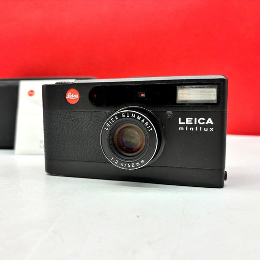 Leica Minilux Summarit F2.4 40mm Black Compact Film Camera [h1220087950]