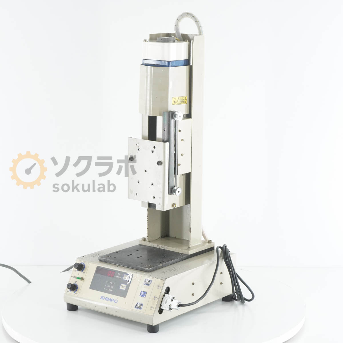 SHIMPO Nidec FGS-50V-L FORCE GAUGE TEST STAND Electric Force Gauge Stand Load Cell [d1220253828]