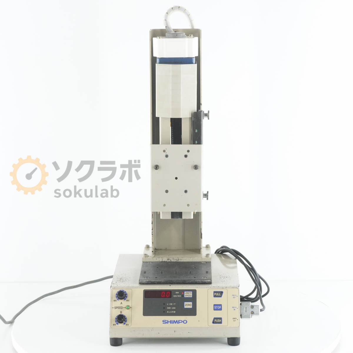 SHIMPO Nidec FGS-50V-L FORCE GAUGE TEST STAND Electric Force Gauge Stand Load Cell [d1220253828]