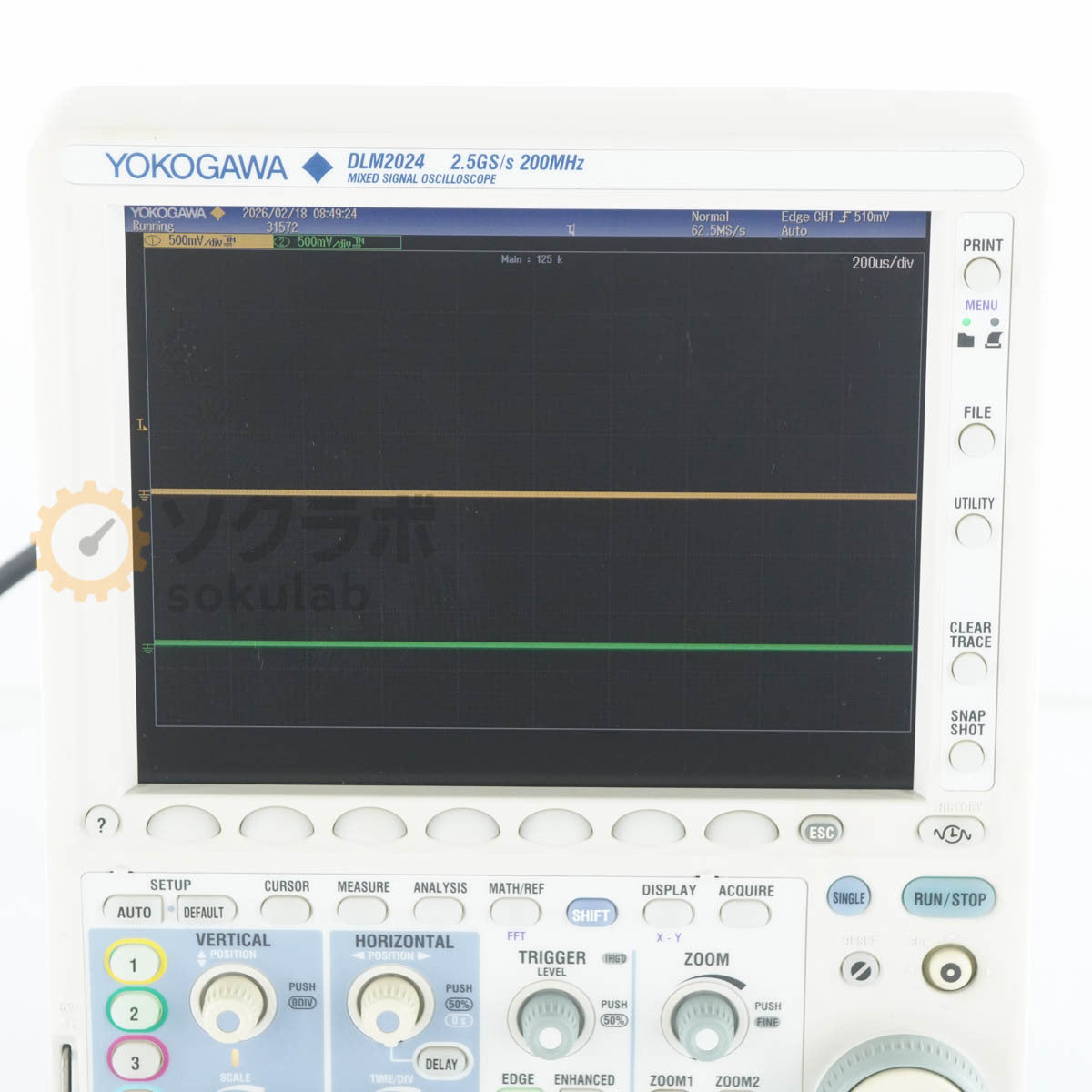 Yokogawa DLM2024 710110-M-HJ/B5/P4/C11/C8/7N DLM2000 Mixed Signal Oscilloscope 200MHz 2.5GS/s [x1220246499]