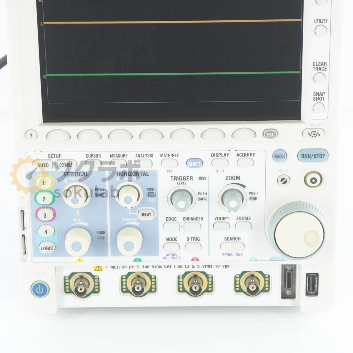 Yokogawa DLM2024 710110-M-HJ/B5/P4/C11/C8/7N DLM2000 Mixed Signal Oscilloscope 200MHz 2.5GS/s [x1220246499]