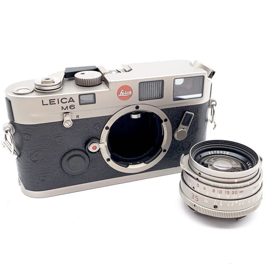 LEICA M6 FN18305M Film Camera SUMMILUX-M 1:1.4/35 Lens [o1220418266]