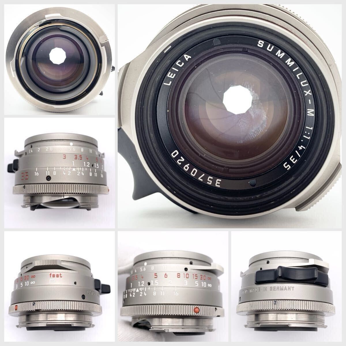 LEICA M6 FN18305M Film Camera SUMMILUX-M 1:1.4/35 Lens [o1220418266]