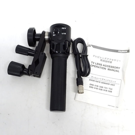 Fujinon ERD-22B Zoom Demand for Broadcast Lens 12Pin with MCA-1A Mounting Clamp [j1222011507]