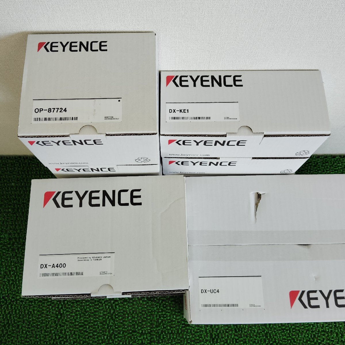 Keyence DX-A400 DX-KE1 OP-87724 DX-UC4 OP-99011 Handheld Terminal Set [q1222727599]