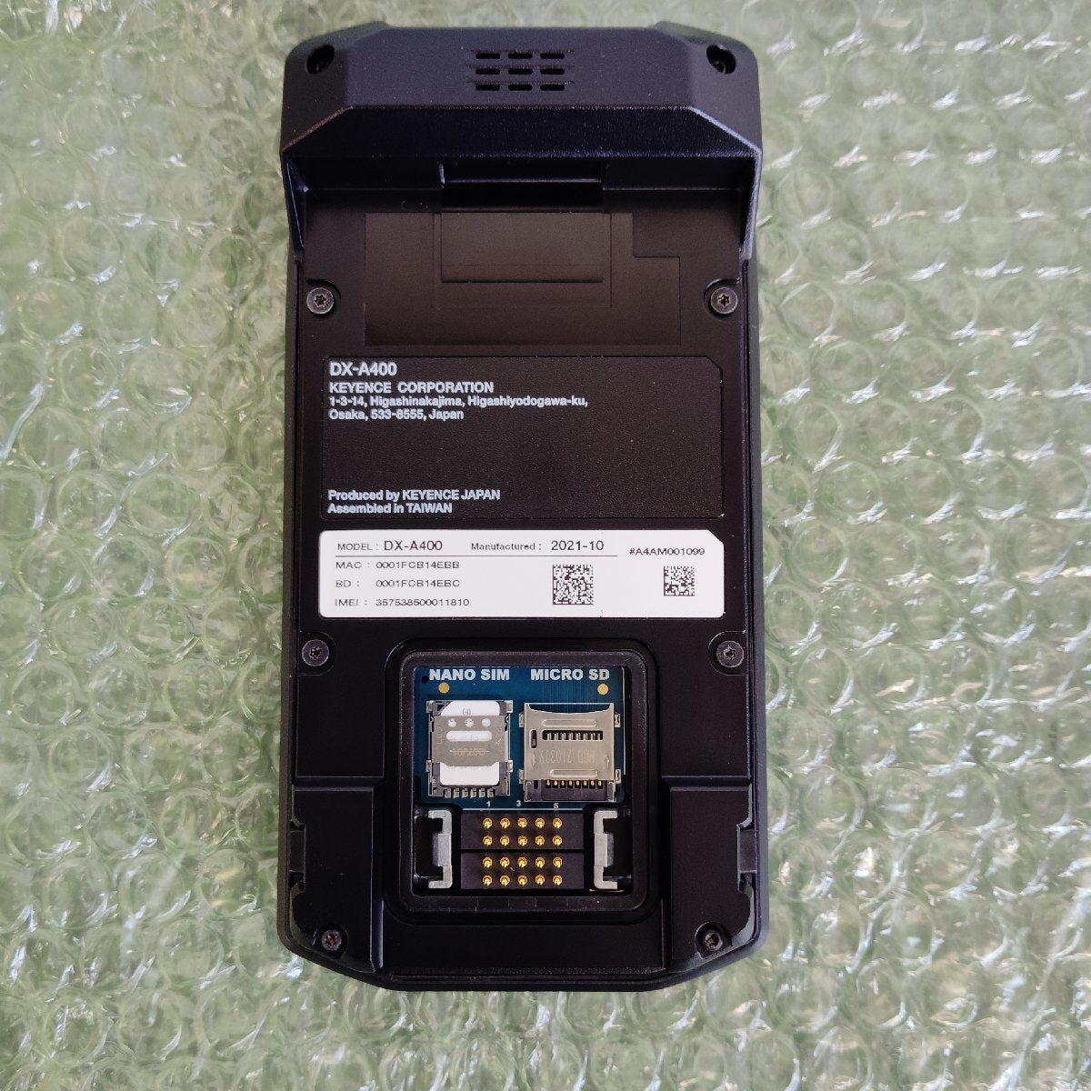 Keyence DX-A400 DX-KE1 OP-87724 DX-UC4 OP-99011 Handheld Terminal Set [q1222727599]