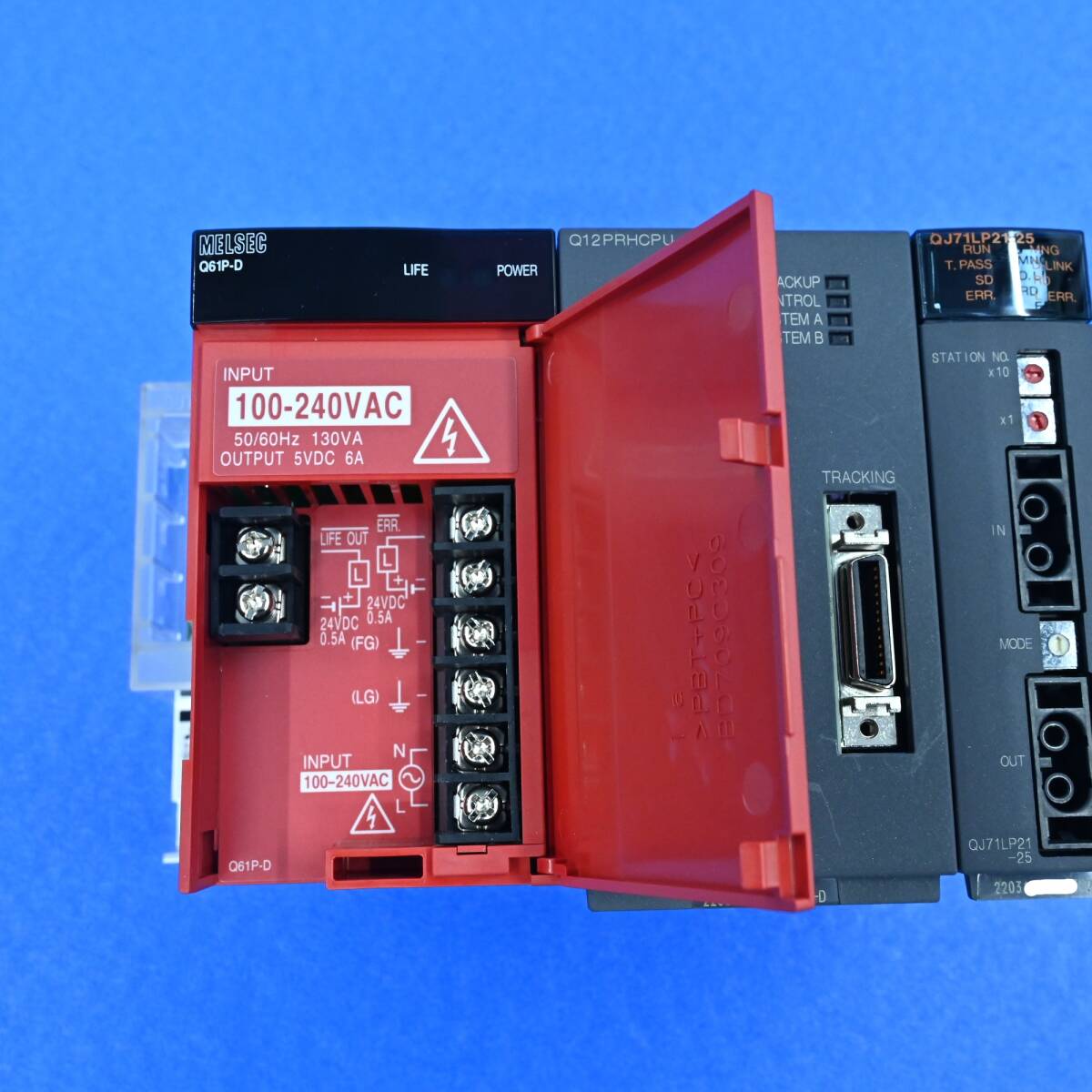 Mitsubishi Electric Q12PRHCPU QJ71LP21-25 Q33B Q61P-D PLC Set [c1223301652]
