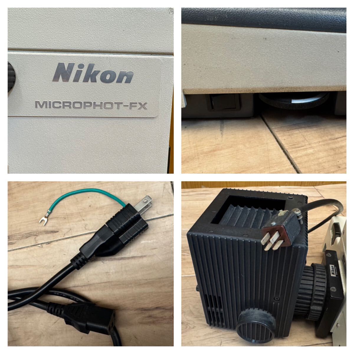 Nikon Microphot-FX Optical Microscope with Eyepiece and Objective Lenses [o1224155858]