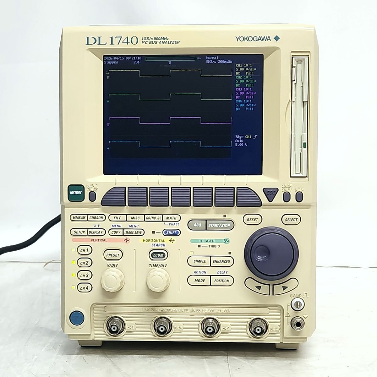 Yokogawa DL1740 I2C Bus Analyzer 4ch 500MHz (as-is) [m1226526880]