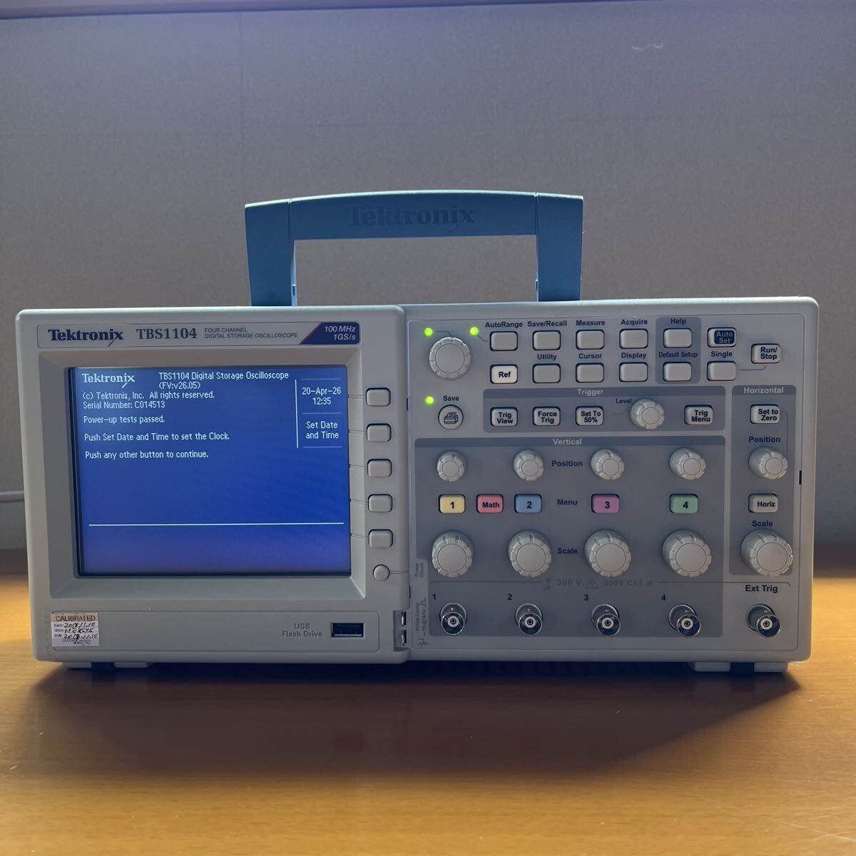 Tektronix TBS1104 Four Channel Digital Storage Oscilloscope [f1227176646]
