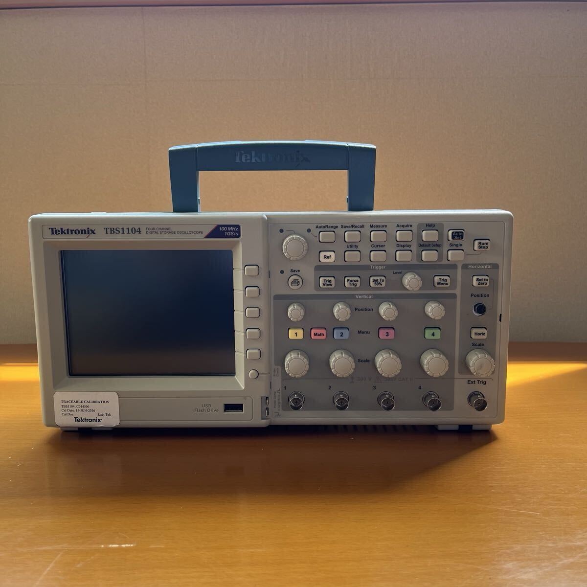 Tektronix TBS1104 Four Channel Digital Storage Oscilloscope with Power Cable [g1227180297]
