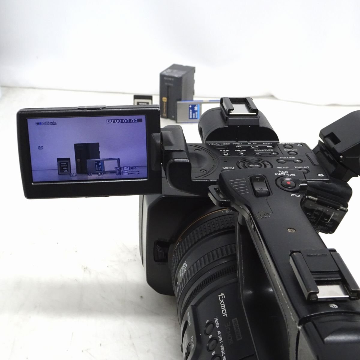 SONY HXR-NX5J NXCAM Camcorder with HourMeter 210×10H [q1227726959]