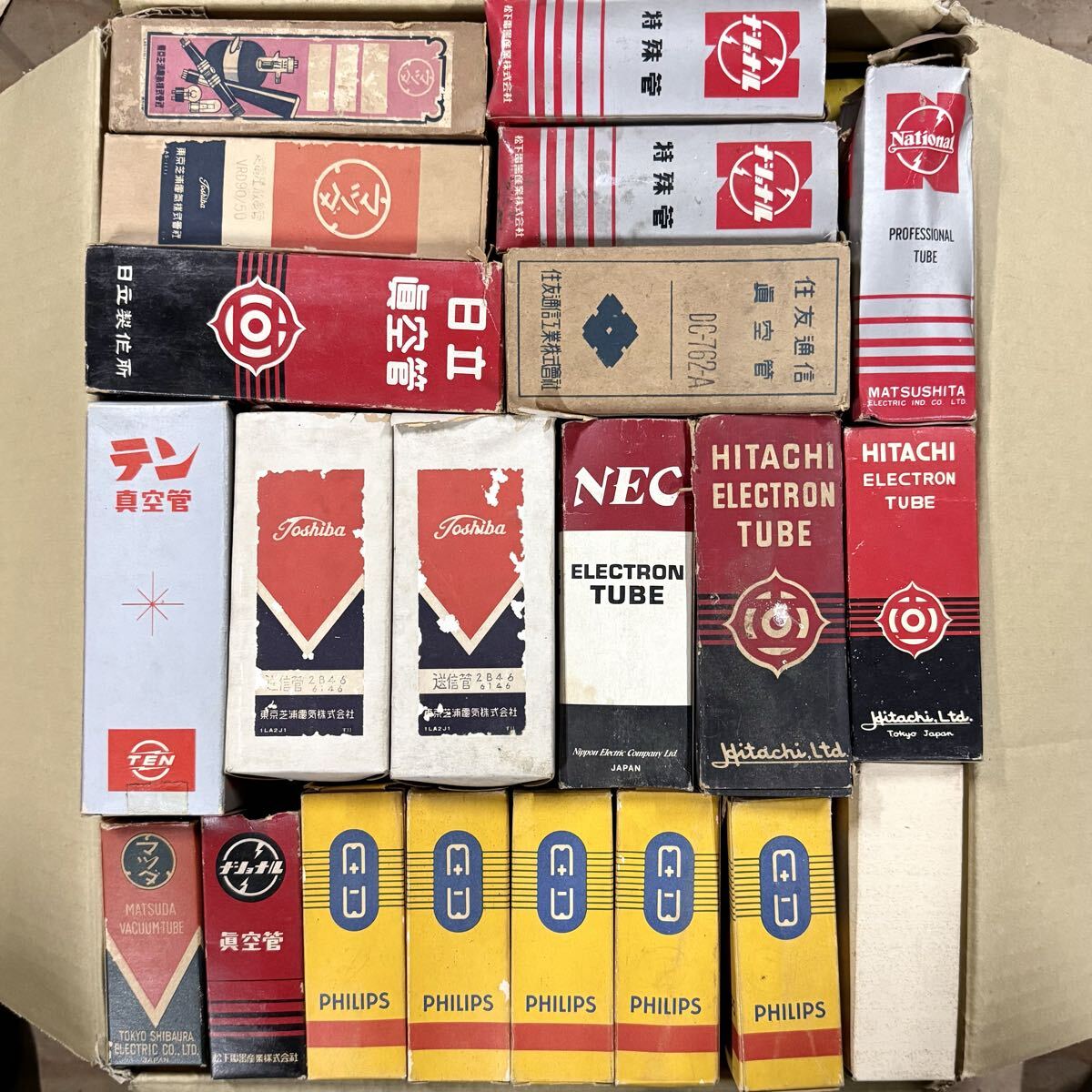 SNT1938 Vacuum Tubes Lot of 200+ Units Various Brands (untested) [u1228543268]