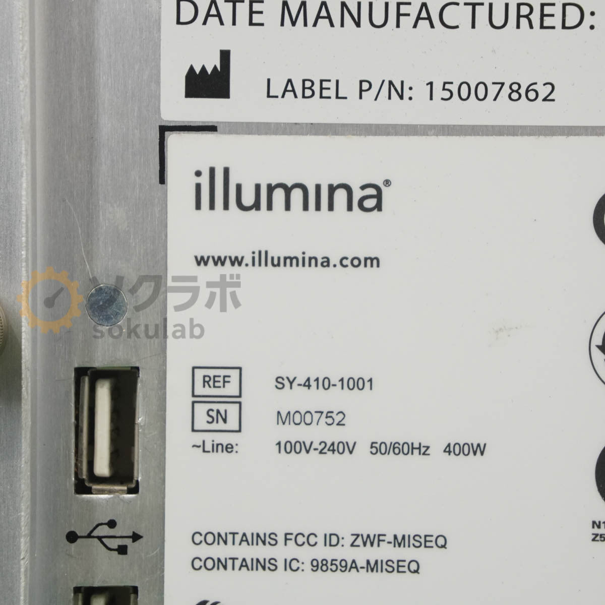 Illumina MiSeq System SY-410-1001 DNA Sequencer [p1228778803]