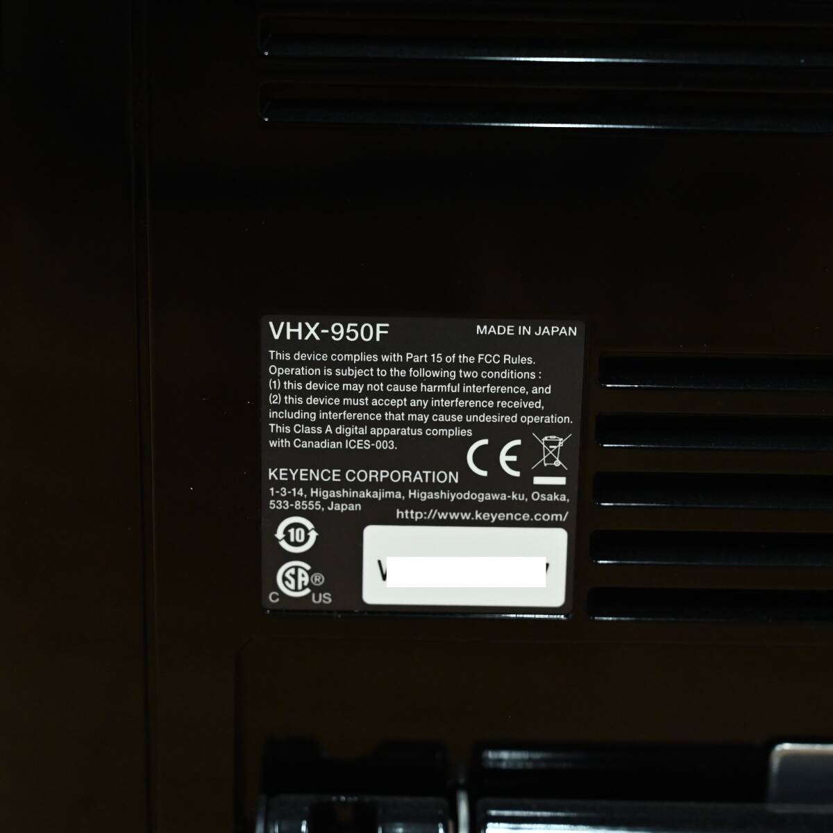 Keyence VHX-950F VHX-6020 VHX-A95F [t1230603023]