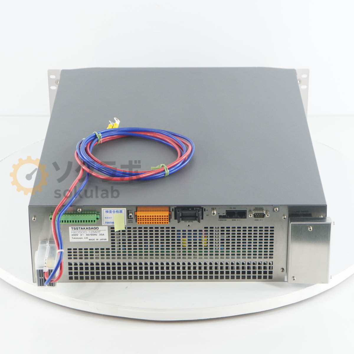 Takasago HX0500-12M2F Regulated DC Power Supply 0-500V 12A 6kW [j1233166044]