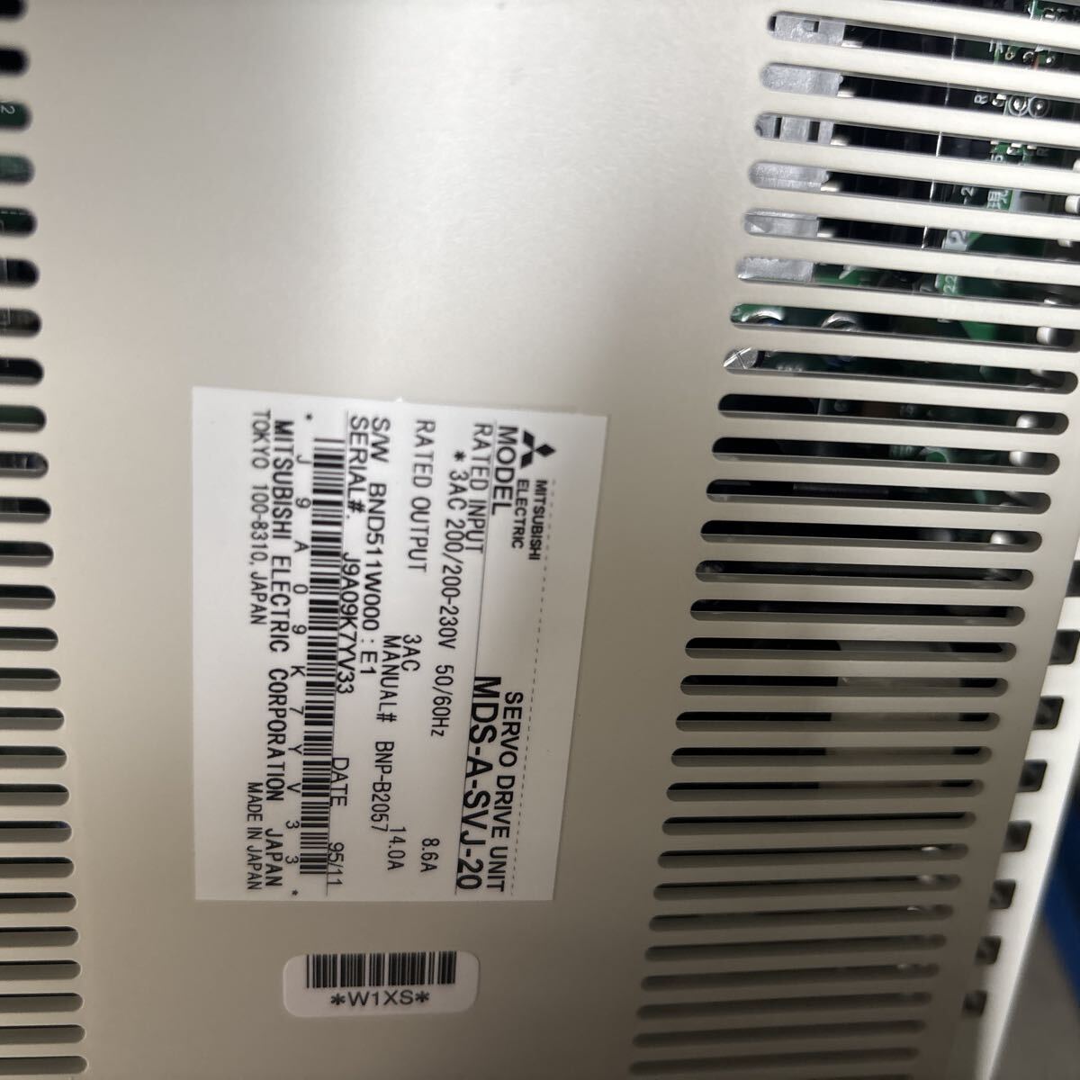 Mitsubishi Electric ff2540 Servo Amplifier (as-is) [t1231343675]