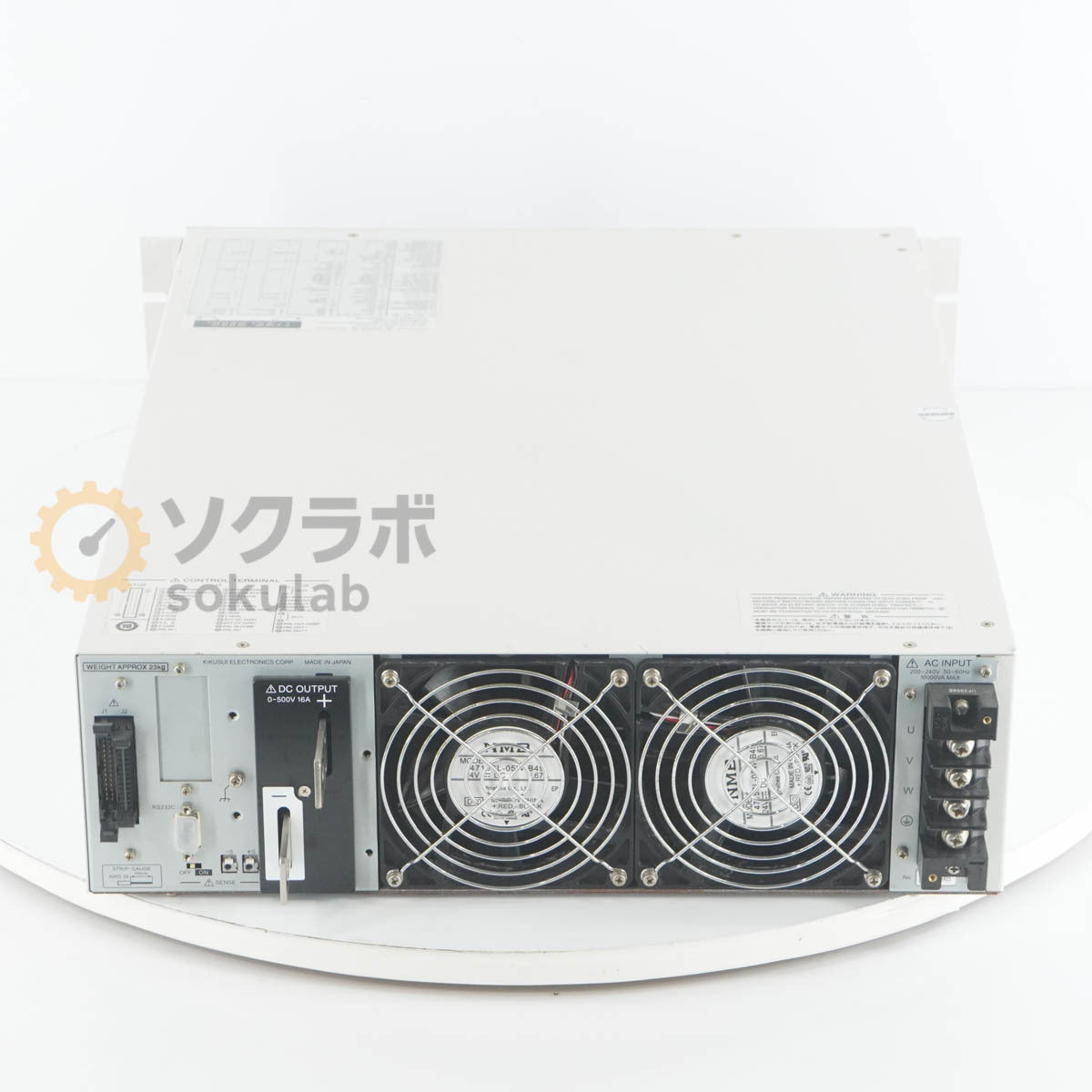 Kikusui PAT500-16T Regulated DC Power Supply 0-500V 16A [h1233207137]
