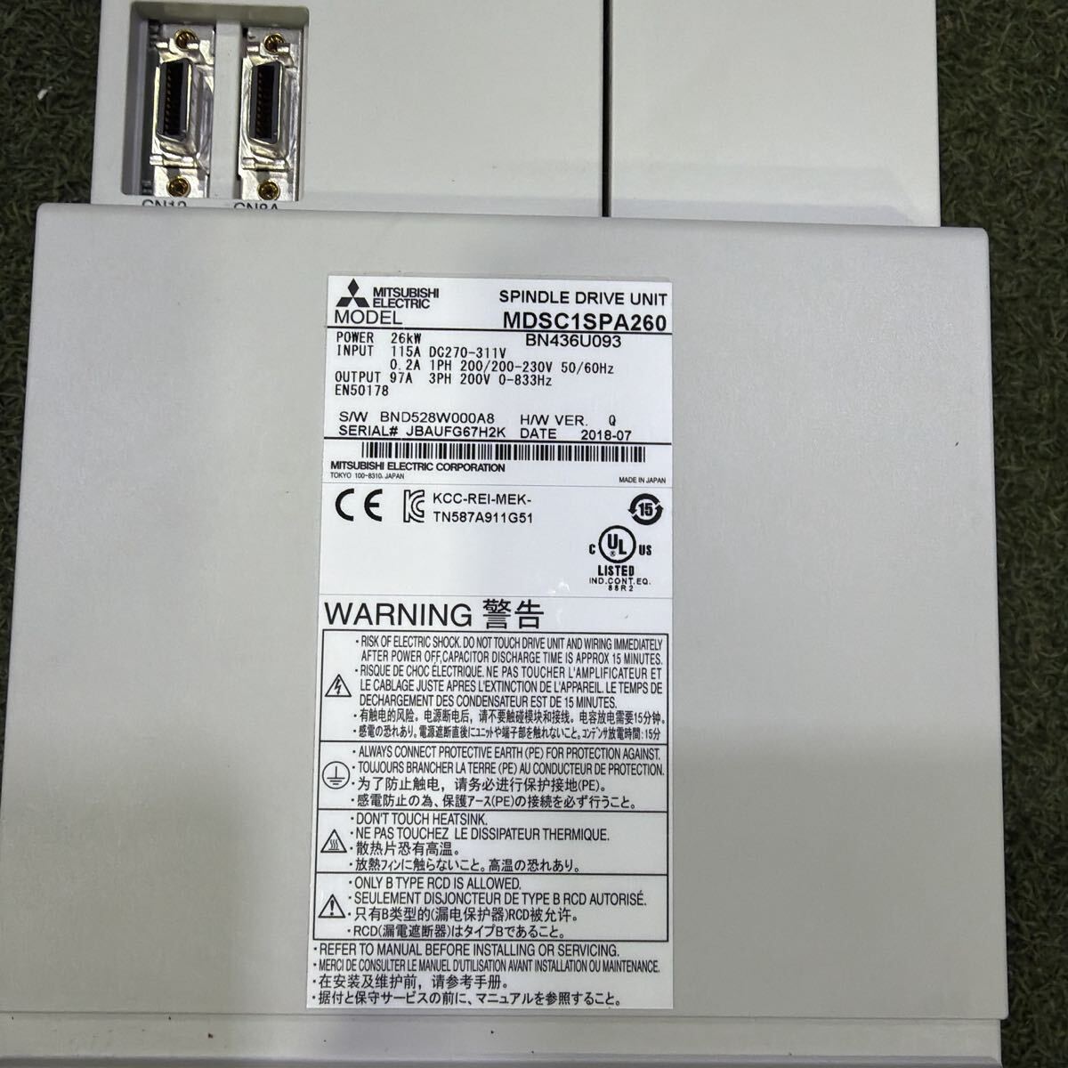 Mitsubishi Electric MDSC1SPA260 Servo Driver [t1235487237]