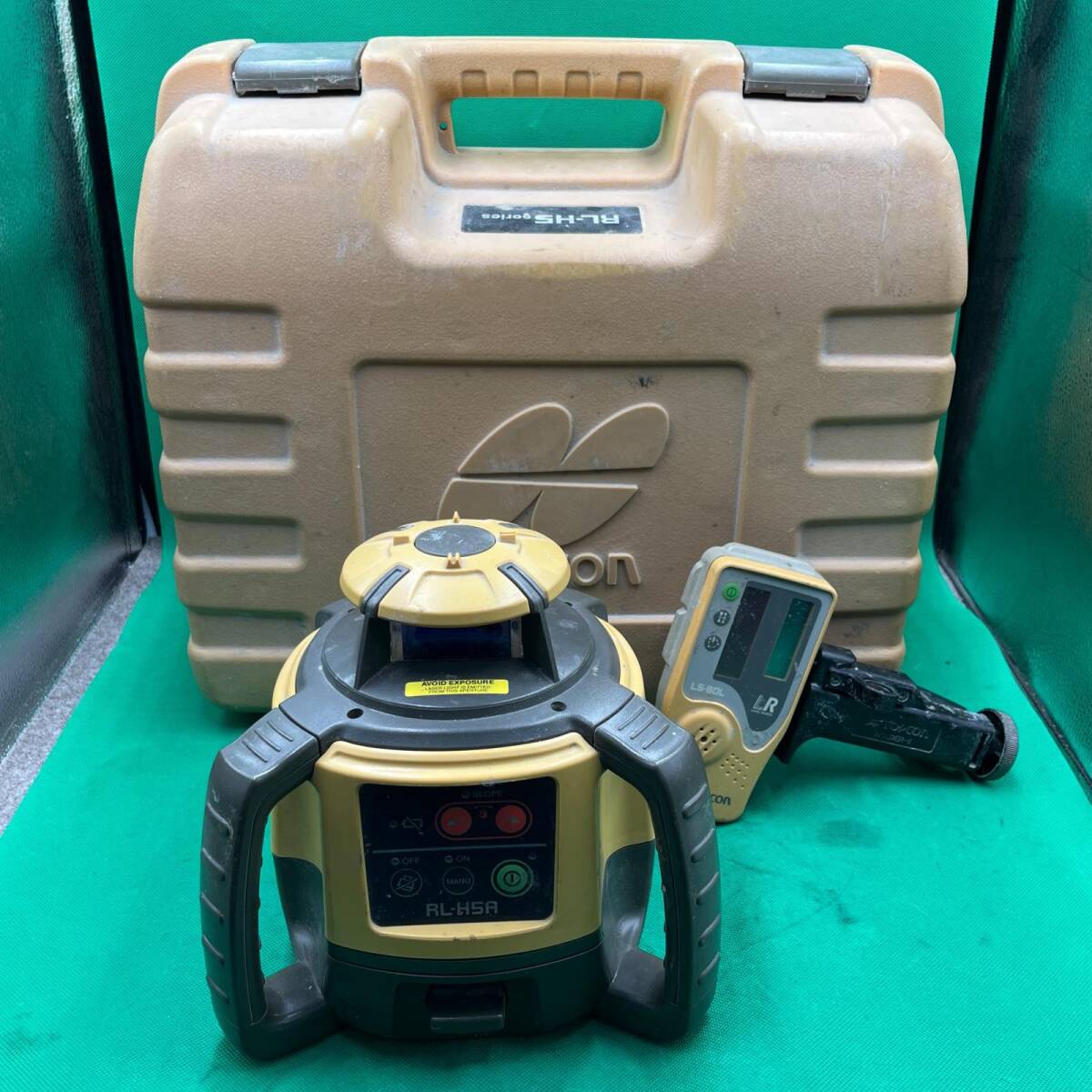 Topcon RL-H5A Rotating Laser Level with Receiver [w1235653878]