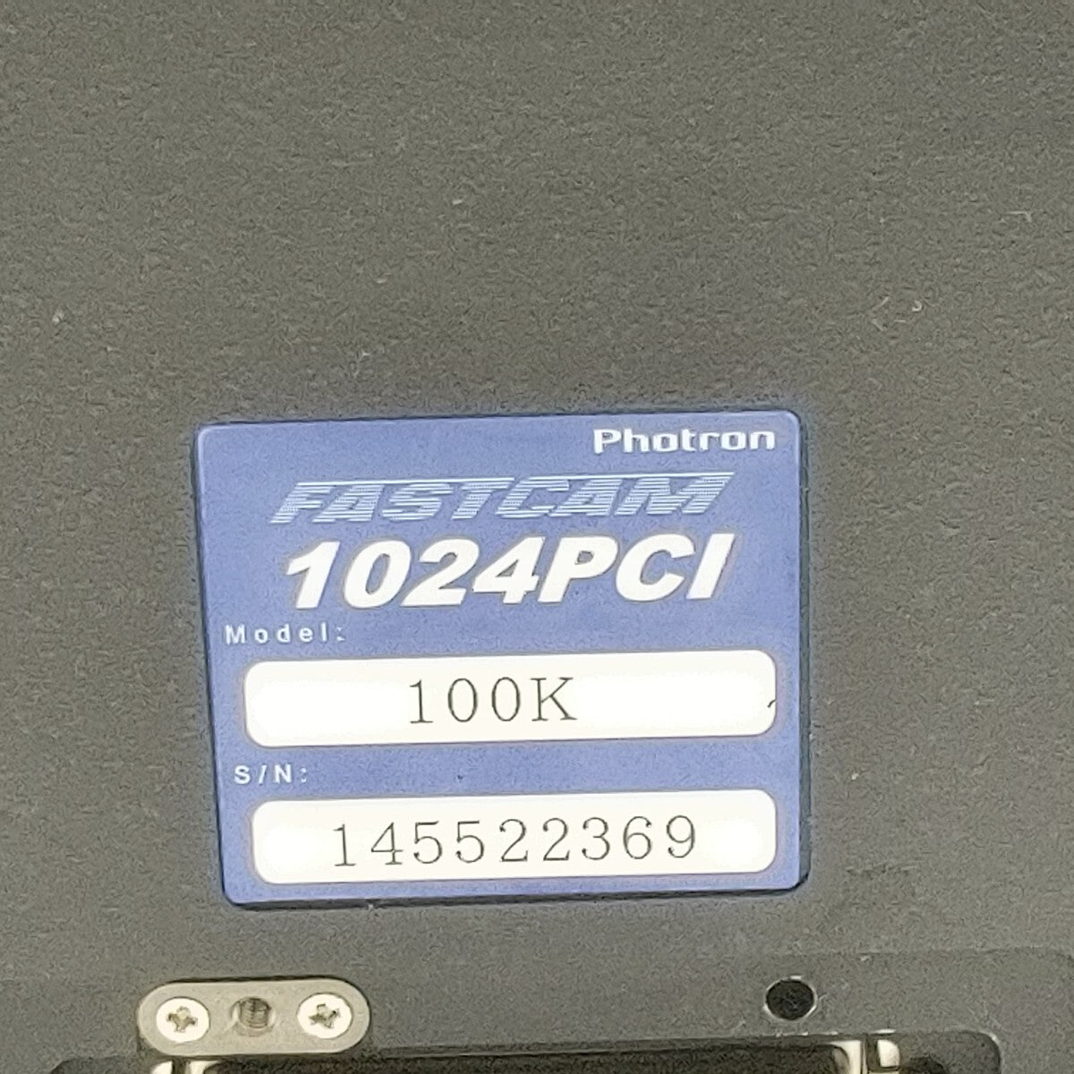 Photron FASTCAM 1024PCI 100K High Speed Camera (as-is) [u1235912144]