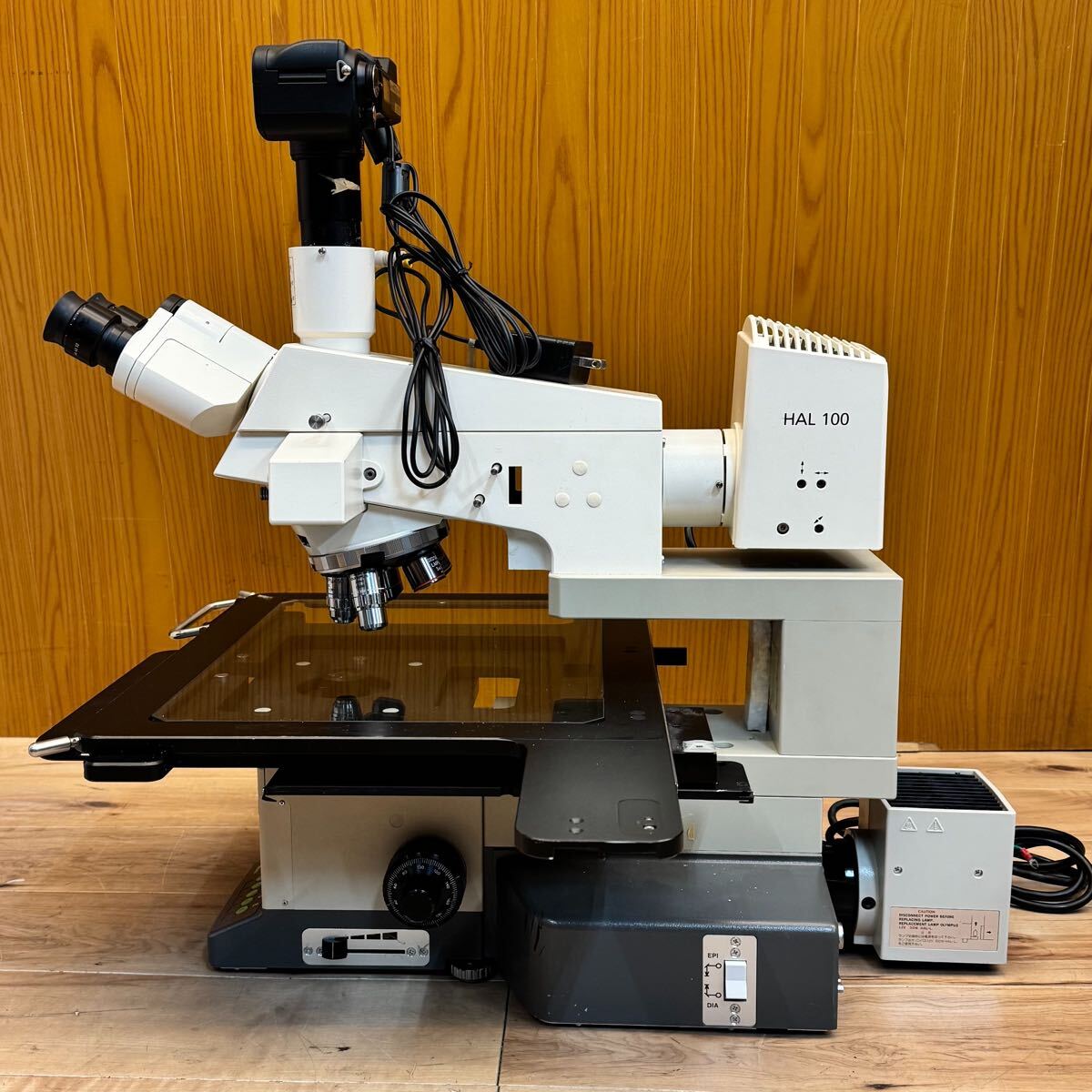 Olympus BH3-MJLT4 Industrial Microscope with Eyepiece and Objective Lenses [q1236911126]