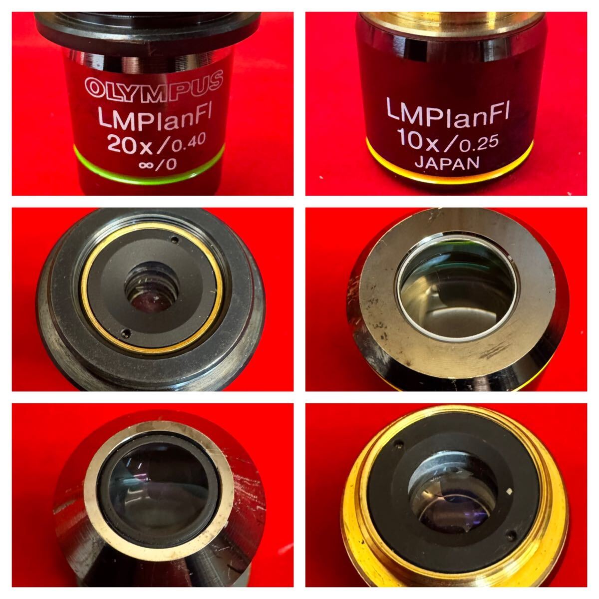 Olympus BH3-MJLT4 Industrial Microscope with Eyepiece and Objective Lenses [q1236911126]