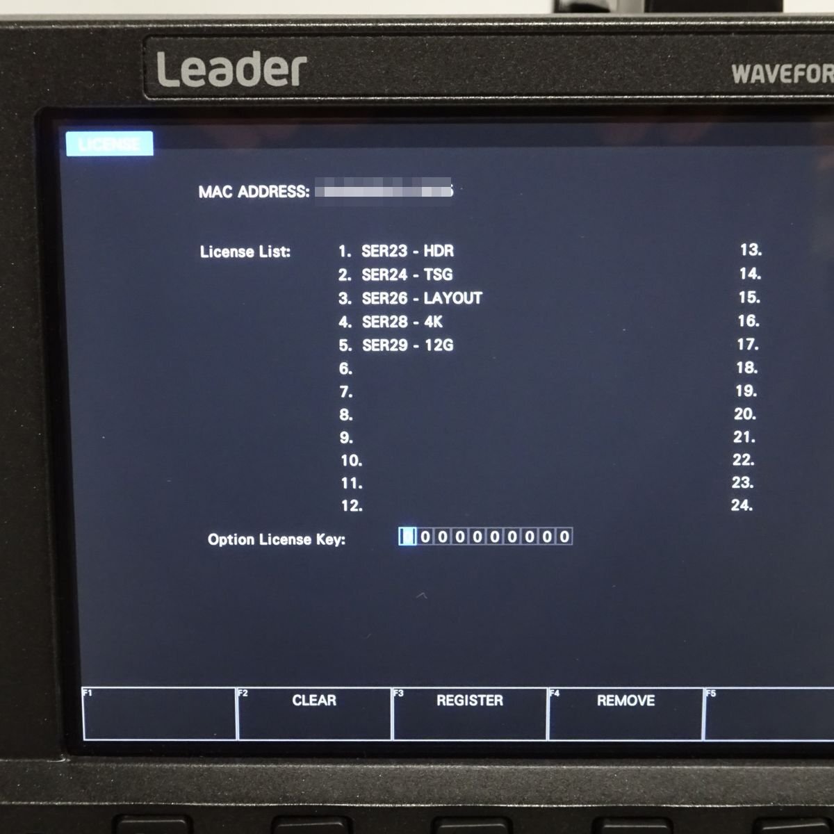 Leader LV5600 Waveform Monitor 4K 12G-SDI [h1237463477]