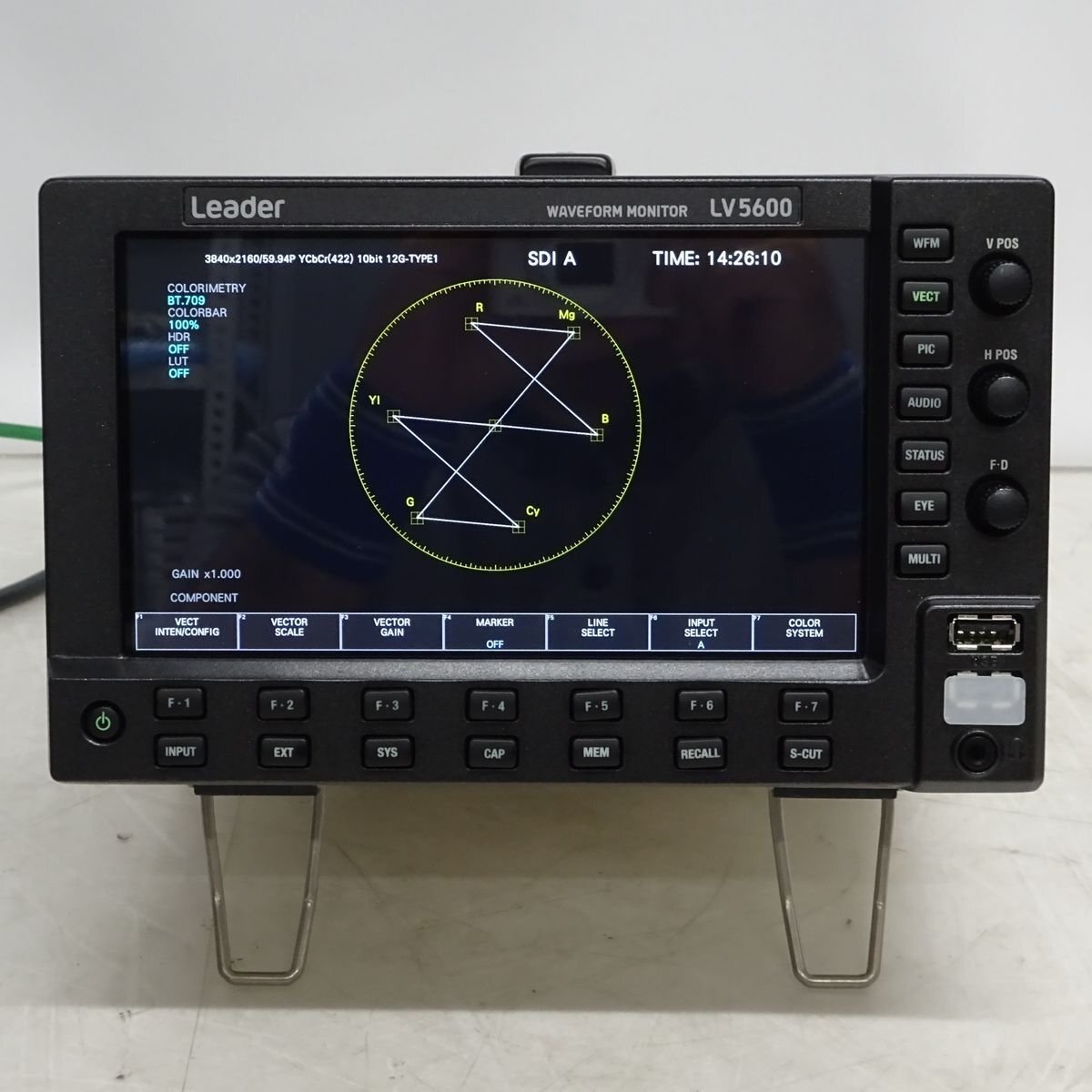Leader LV5600 Waveform Monitor 4K 12G-SDI [h1237463477]