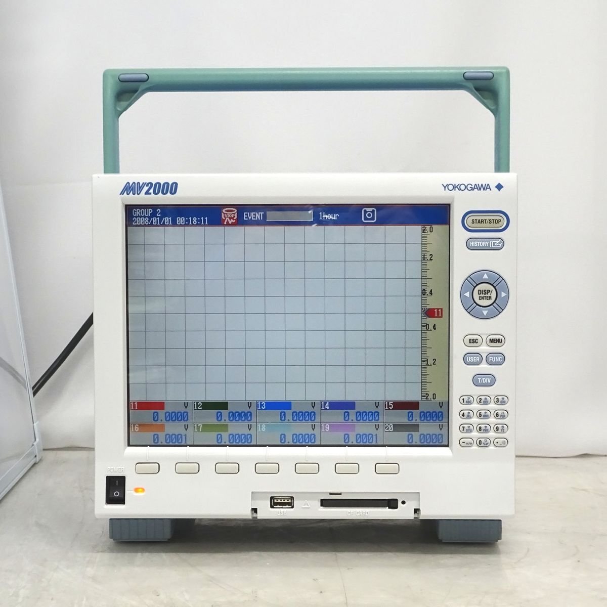 Yokogawa MV2000 MV2020-1-4-1-2-1M Portable Recorder (as-is) [h1237460991]