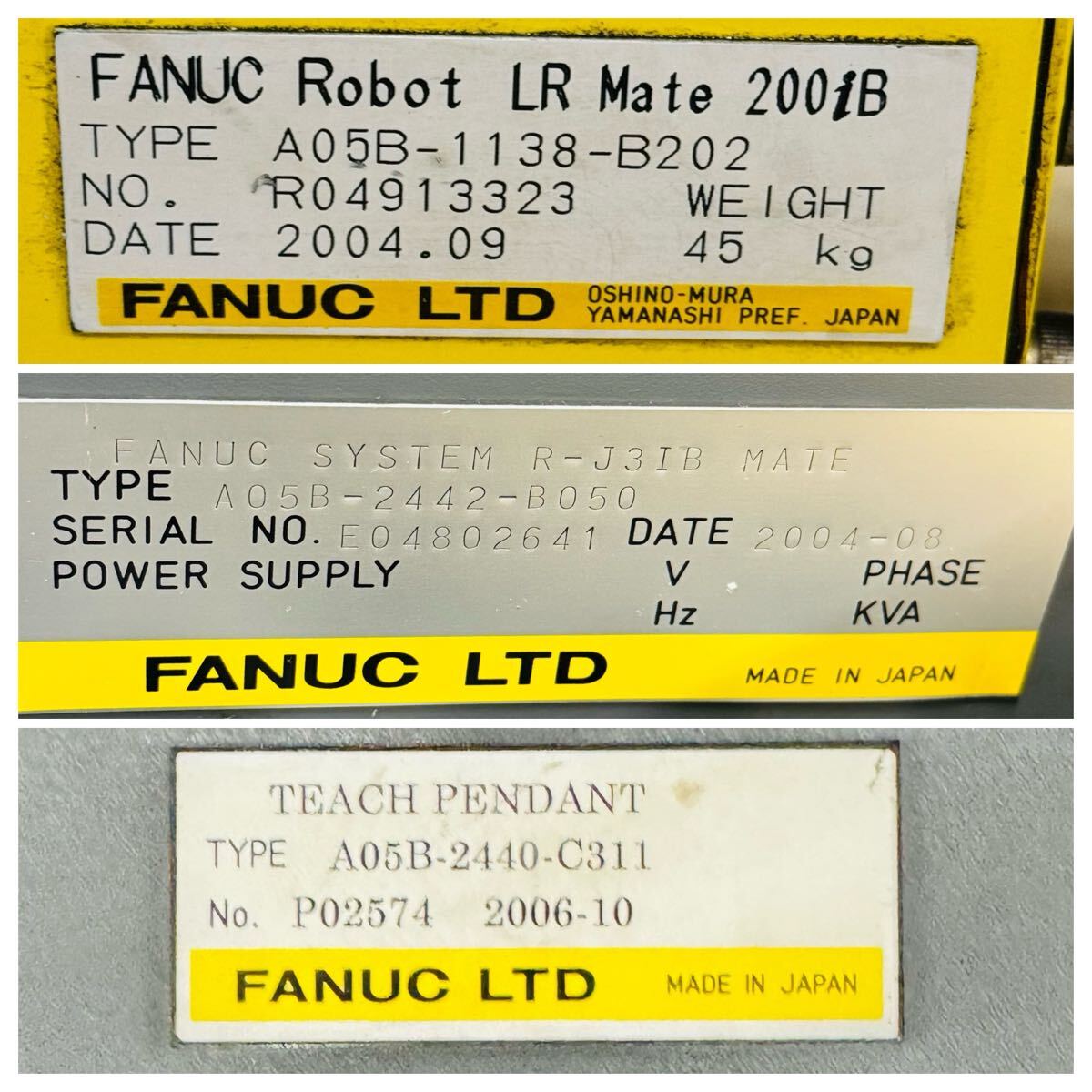 FANUC LR Mate 200iB A05B-1138-B202 Robot with R-J3iB Mate Controller [h1238588540]