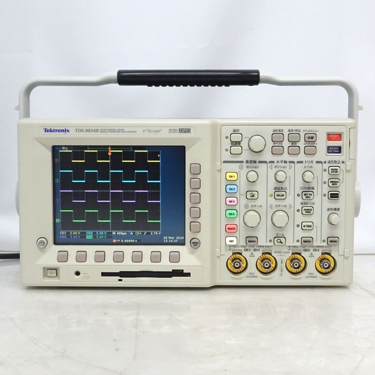 Tektronix TDS3034B 300MHz 2.5GS/s 4ch Digital Oscilloscope [s1238787872]