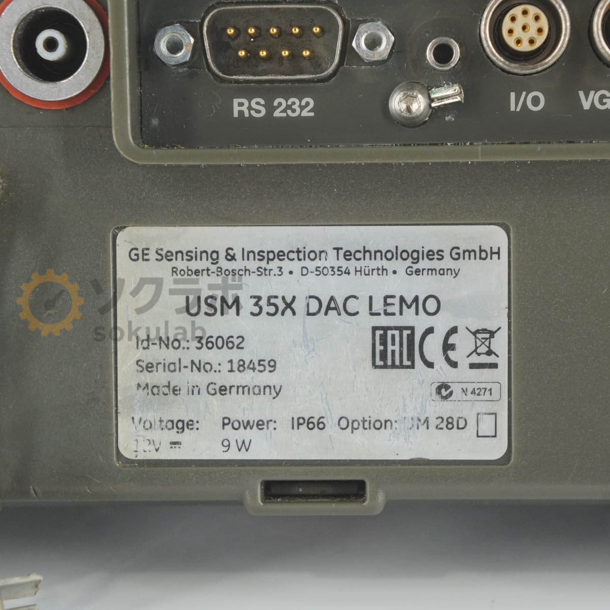 GE Krautkramer USM 35X DAC Ultrasonic Flaw Detector [g1238798682]